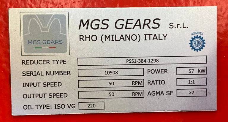 Gearbox Splitter MGS PSS1-384-1298 for Marcegaglia